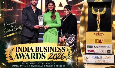 EuroLeaf Immigration Honoured at the India Business Awards 2026 for Excellence in Overseas Career Services